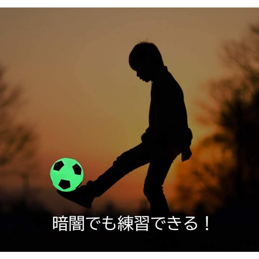 大放出セール 光るサッカーボール 5号球 暗闇で明るく光る ライトアップ フットサル 空気入れポンプ付 電池不要 白黒 Www Bgcfauquier Org