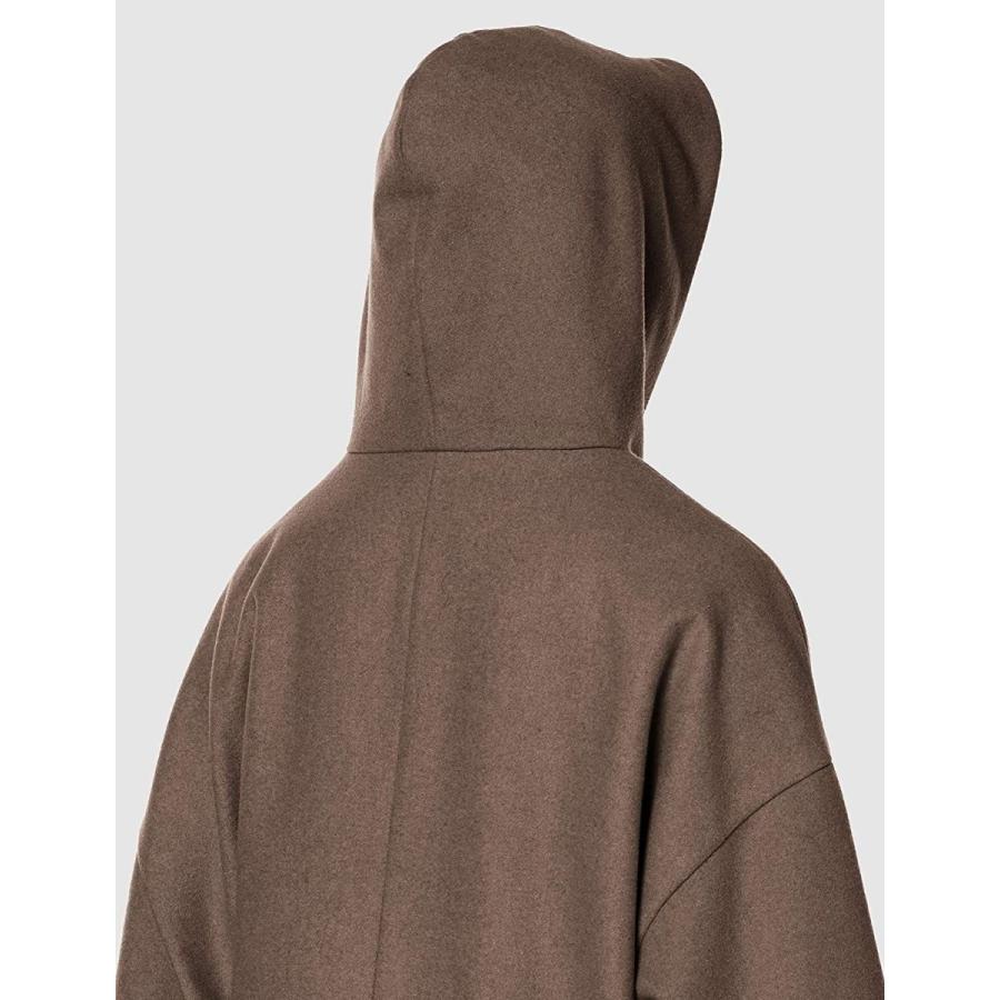 紫③ ミラオーウェン サイドベンツダウンショルダーフードコート