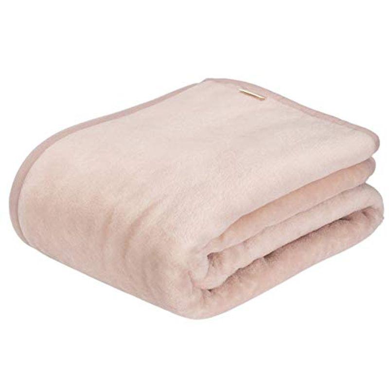 東京 西川 ウール毛布 シングル 洗える ウール100% 日本製 やわらか なめらか 無地 ピンク FQ09013000P