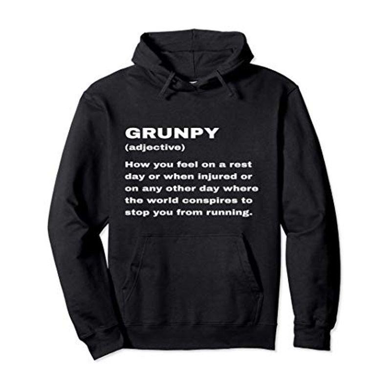 面白い不機嫌そうな定義ランナー意味ランニングユーモアギフト Funny Grunpy Definition Runner パーカー Yammy Yammy 通販 Yahoo ショッピング