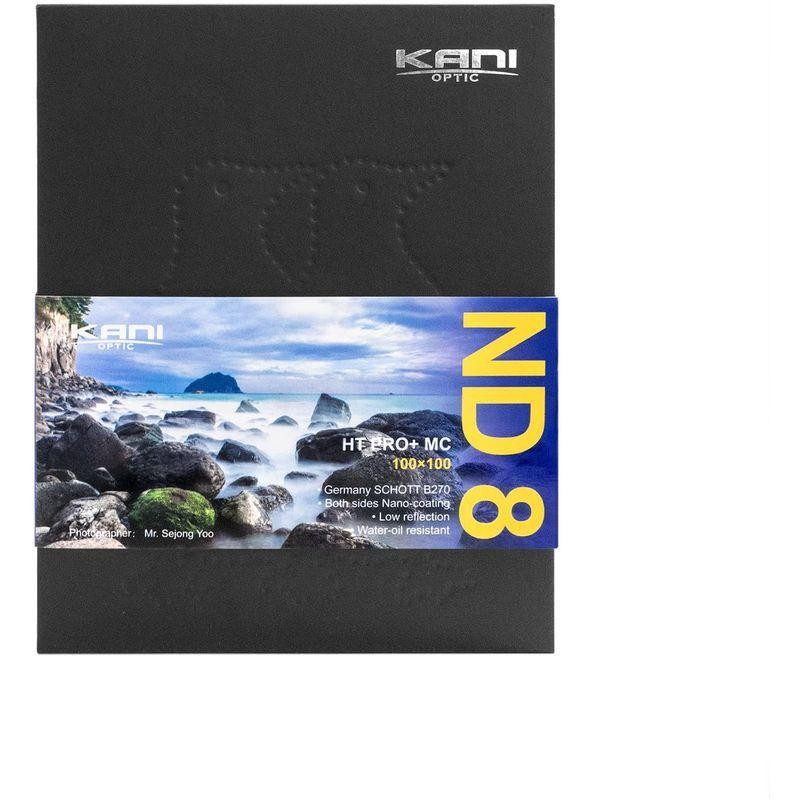KANI角型フィルター NDフィルター ND8 (100 x 100mm) 光量調節用 ドイツ製光学ガラス使用 NDフィルター ND8 100mm 光量調節用 ドイツ製光学ガラス使用