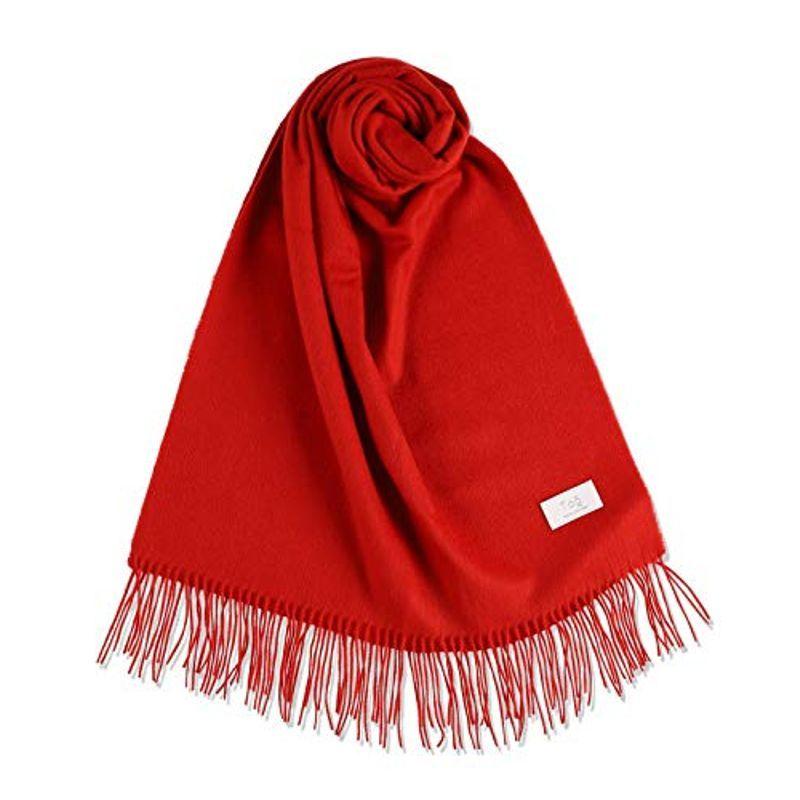 ストール 100 カシミヤ Kz60 Taa 無地 Red 53 メンズ レディース ストール 人気デザイナー