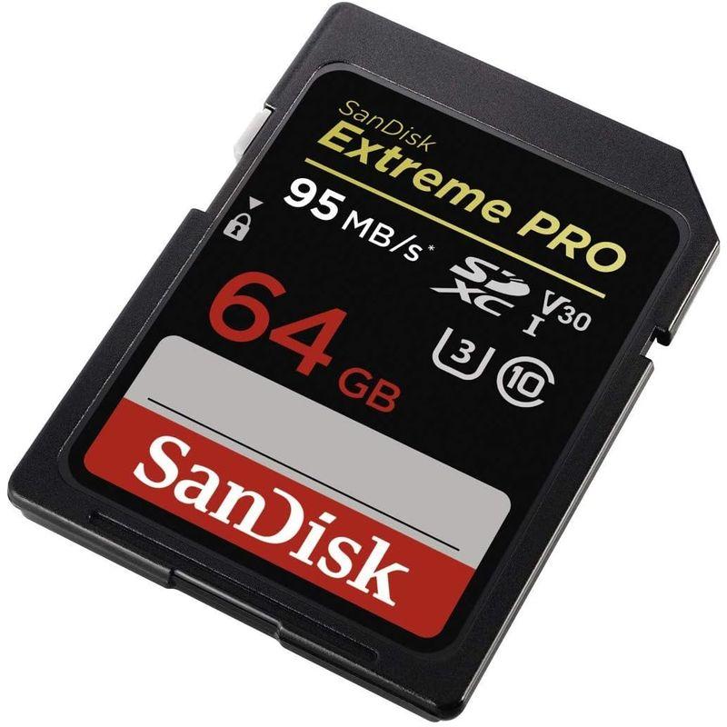 64GB SanDisk サンディスク Extreme Pro SDXC UHS-I U3 V30対応 海外リテール 並行輸入品｜yammy-yammy｜03