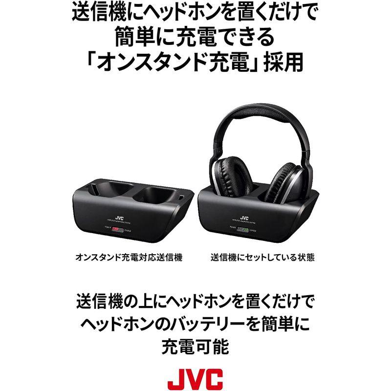 JVCケンウッド ワイヤレスヘッドホンシステム HA-WD100B ブラック｜yammy-yammy｜07