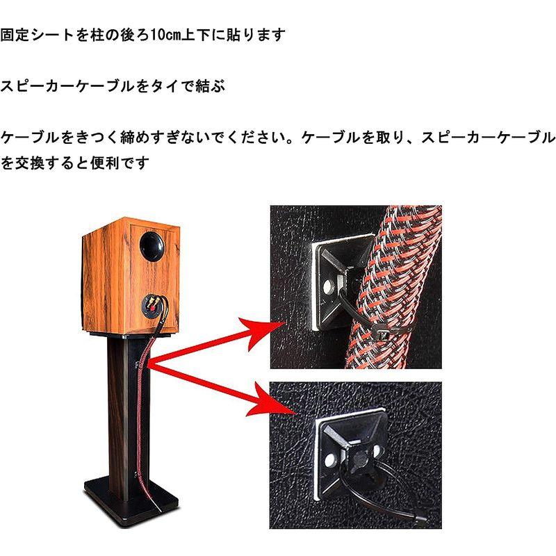 スピーカースタンド 木製 台型 高さ40cm 小型スピーカー用 組み立てカンタン 2台1組｜yammy-yammy｜02