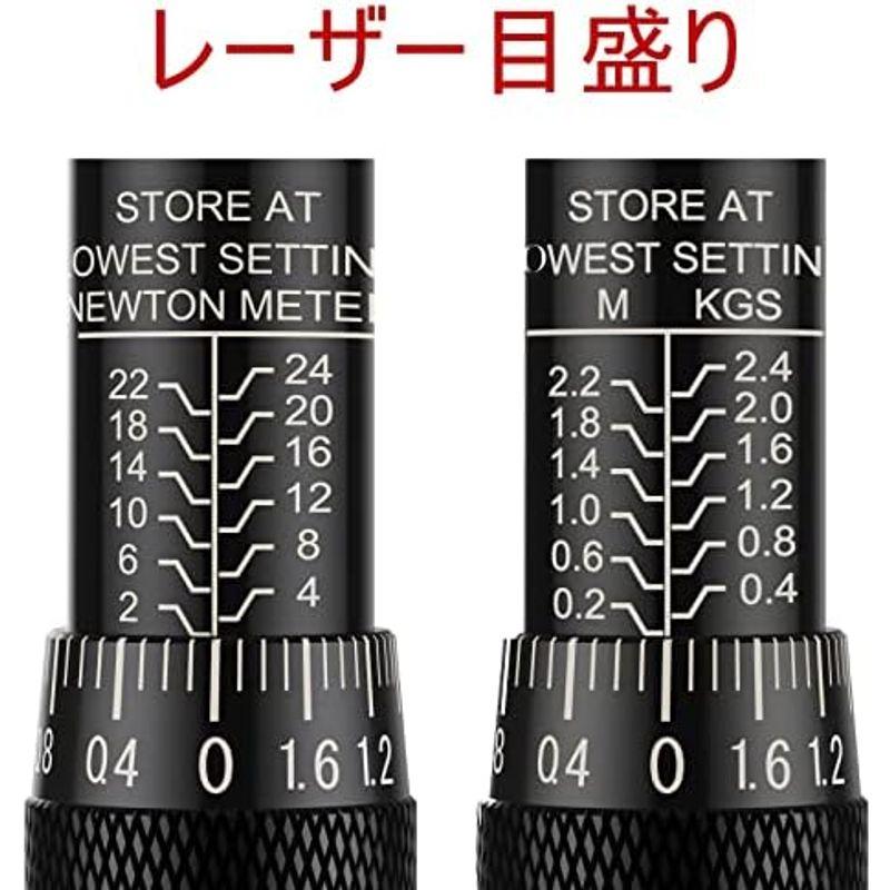 トルクレンチ 車 バイク Jneit 差込角9.5 mm (3/8インチ) 19-110 Nm プリセット型 とるくレンチ 75 mmエクス｜yammy-yammy｜11