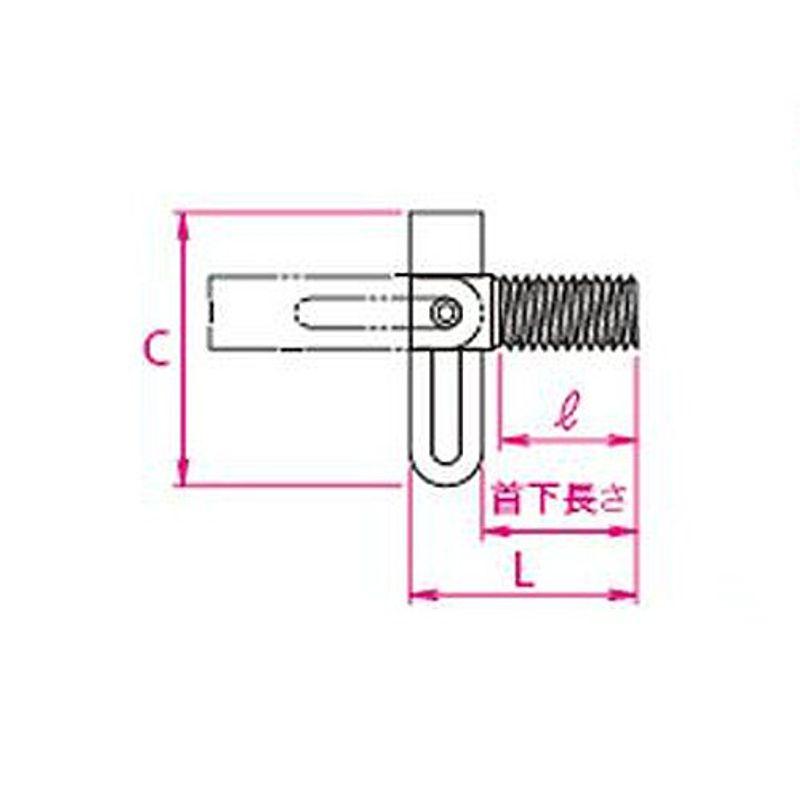 サンコーテクノ ITハンガー めねじ ALCパネル用/挟み固定式 ねじ径10×長さ92mm 25本入 ITL-1010W (54-633)｜yammy-yammy｜04