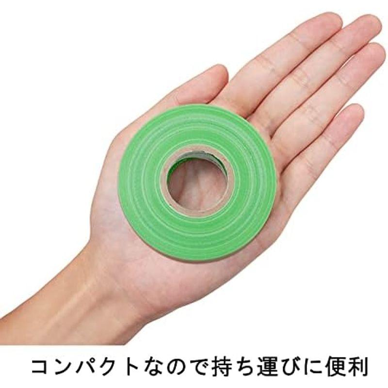 ニチバン 養生テープ 小巻 フィルムクロステープ 25mm×18m 緑 184S-25｜yammy-yammy｜11