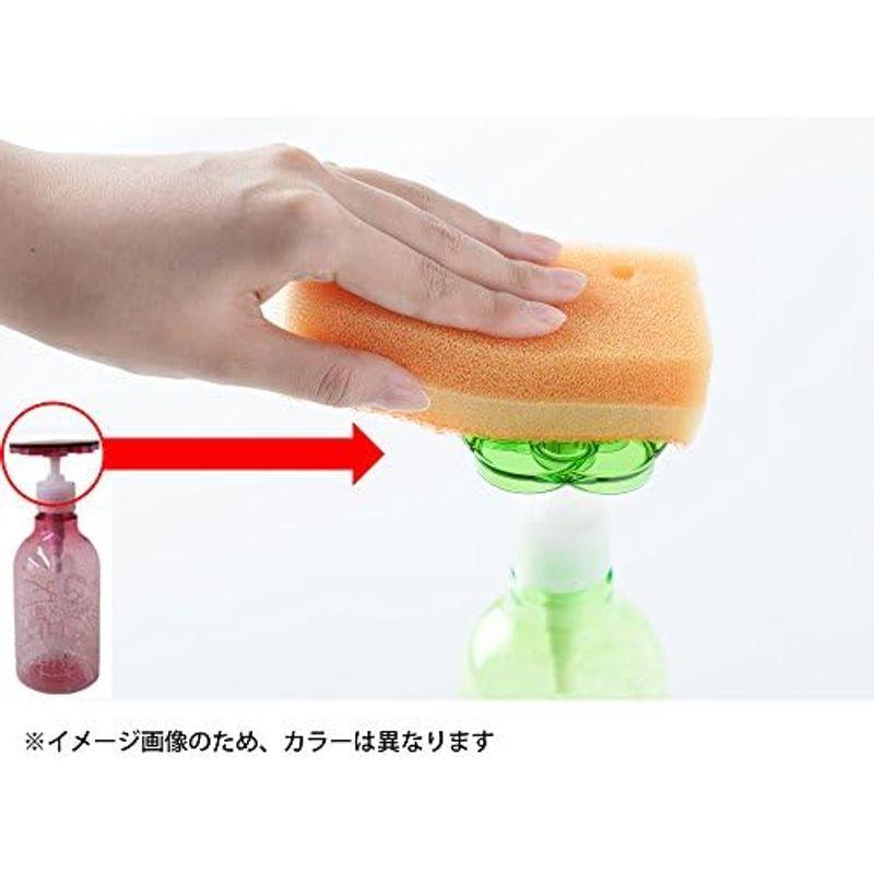 プロトワーク かたポン 洗剤 ボトル ディスペンサー プラスチック製 日本製 400ml クリア スクエア｜yammy-yammy｜20