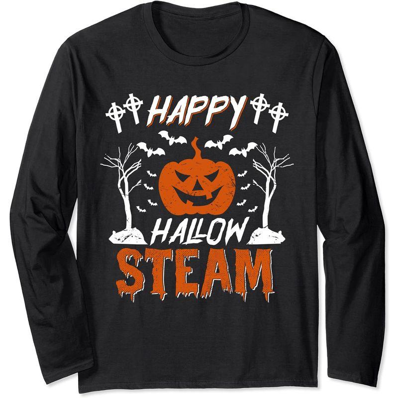 Happy Hallow STEAM ハロウィン教育者 不気味な学校の先生 長袖Tシャツ｜yammy-yammy｜02