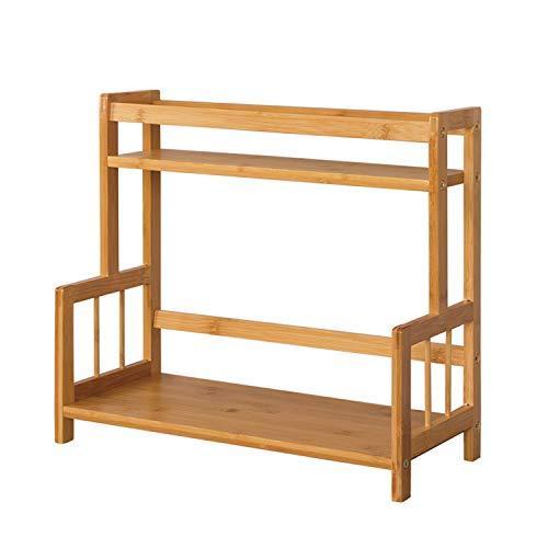 工場直送 調味料収納 スパイスラック 2段式 ナチュラル 竹製 幅41 7cm 調味料ラック 調味料棚 多機能 キッチン 収納ラック 新品 Zoetalentsolutions Com