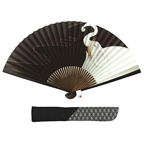 日本製 京扇子認定ブランド 若冲 象 メンズ プレゼント 伊藤若冲 香料付き 扇子袋 扇子箱セット