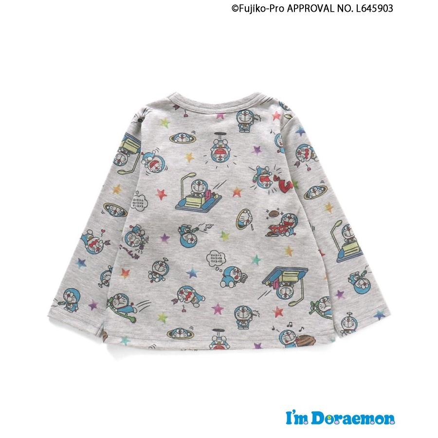 10%OFF/メール便/子供服/キッズ/男子/女子/トップス/長袖/お揃い/ドラえもん/I'm Doraemon 総柄長袖Tシャツ/BIT'Z【ビッツ】2024春｜yammy0110｜03