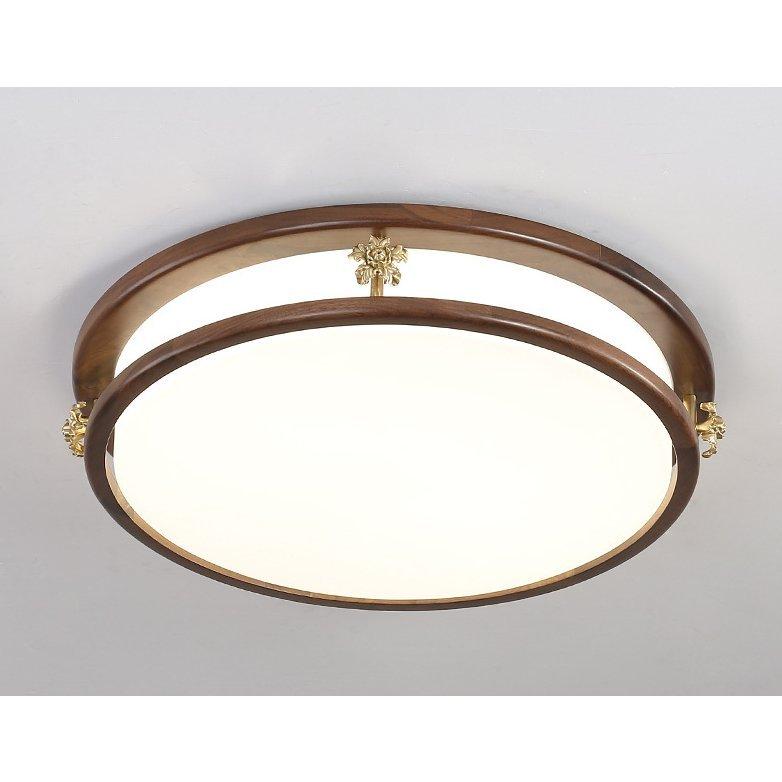 何でも揃う ベッドルーム 木製ランプ 円形 北欧風 リビングルーム 天井照明 Ledシーリングライト 寝室 シーリングライト タイプ選択 B 5yhkmi Com