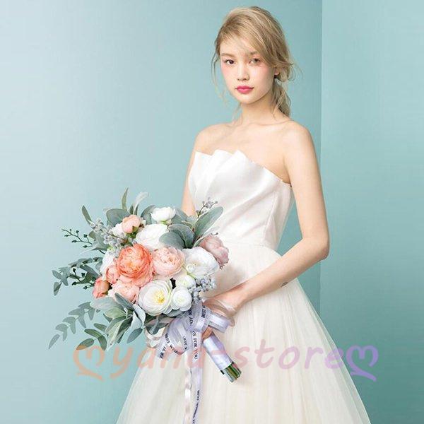 驚きの値段 ブートニア ヤナの店ウエディングブーケ 造花 贈答品 二次会 結婚式 ブライダル ウエディングブーケ 手首の花 ブライダルブーケ キット 手作り 披露宴 花嫁 アレンジメント ウェディング用 成品 造花 ローズ 結婚式 プリザーブドフラワー Dado Com Co