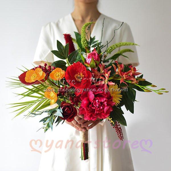 早い者勝ち 結婚式 花飾り 花束 ヤナの店ウエディングブーケ 造花 贈答品 二次会 結婚式 ブライダル ウエディングブーケ バラ造花 ブライダルブーケ キット 手作り 披露宴 花嫁 アレンジメント ウェディング用 プリザーブドフラワー Cooesan Com