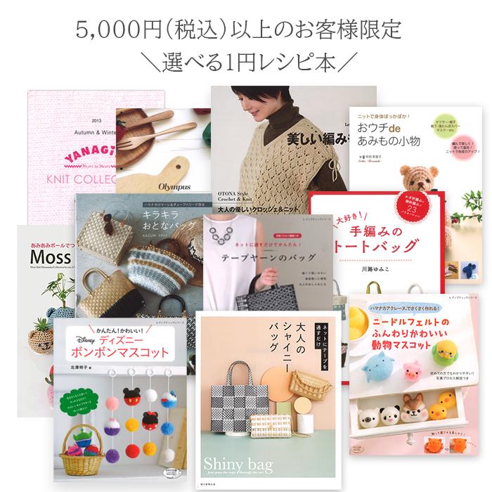 選べる／1円レシピ本(秋冬) 5,000円(税込)以上購入のお客様限定 : 毛糸 