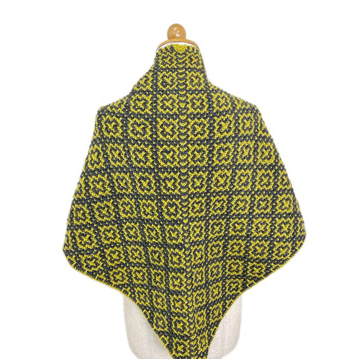 初めてでも編みやすいベルンド・ケストラーのモザイク編み 本＆毛糸(三角ショール着分)セット |  | 03