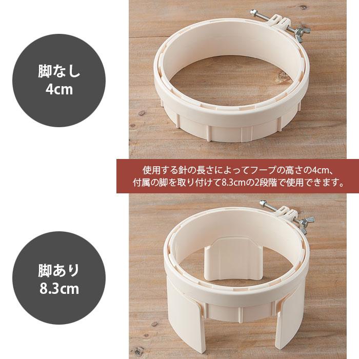 クロバー（Clover） パンチニードル用フープ〈12cm〉 : 毛糸・手芸