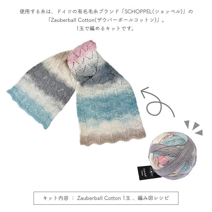 SCHOPPEL（ショッペル） 編み物 キット 毛糸 編み図 Zauberball Cotton