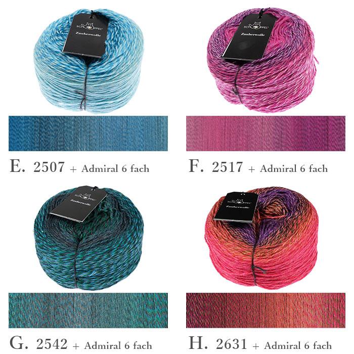 SCHOPPEL（ショッペル） 編み物 キット 毛糸 Admiral 6 fachと