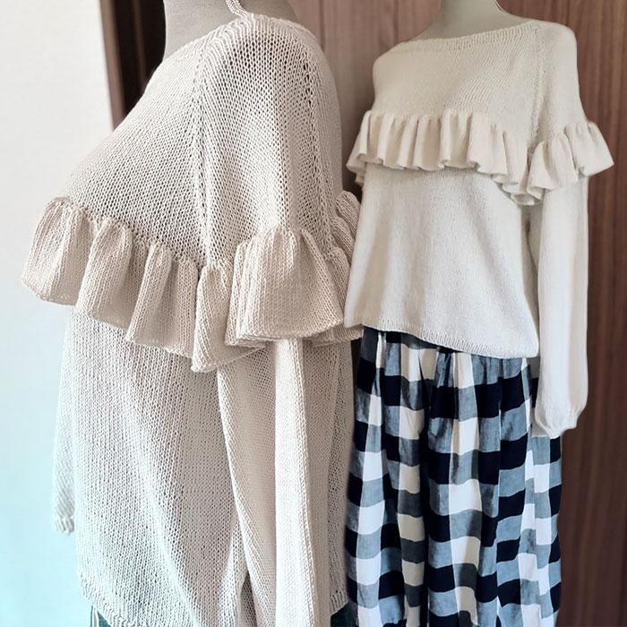 YANAGIYARN（ヤナギヤーン） サマーセーター キット 毛糸 編み図