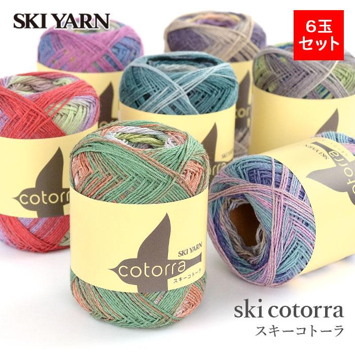 skiyarn 毛糸 まとめ買い 6玉 グラデーション 段染め / SKI YARN