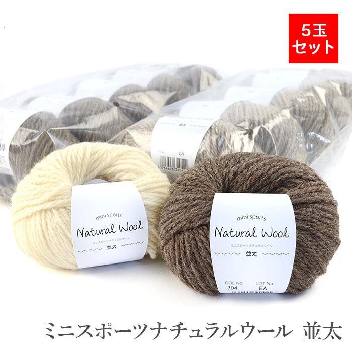 skiyarn 毛糸 アウトレット まとめ買い 5玉 / ミニスポーツナチュラル 