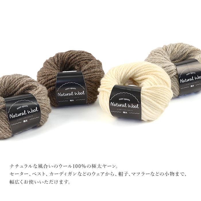 skiyarn 毛糸 アウトレット まとめ買い 5玉 / ミニスポーツナチュラル