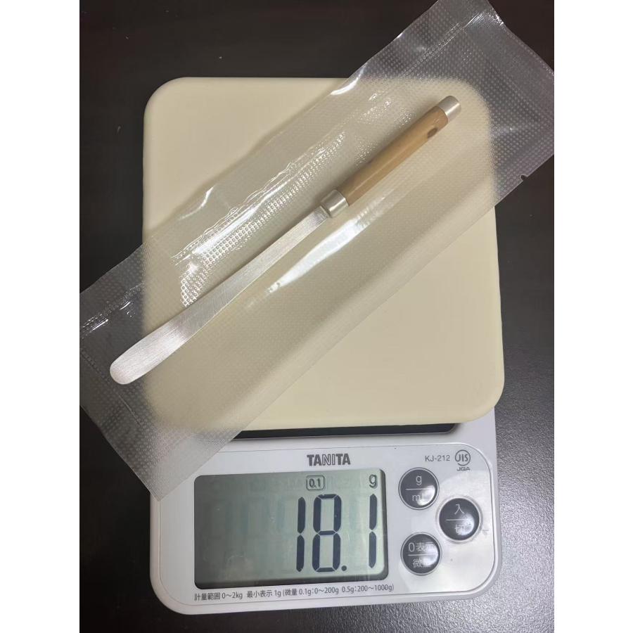 純銀 15グラム 茶杓 湘妃竹 斑竹 茶道具 竹製 竹工芸 : 柳葉堂-包丁柄 