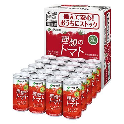 伊藤園 理想のトマト (缶) 190g×20本
