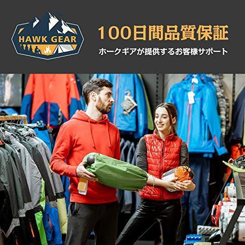 大人気新品 キャンプ マミー型 シュラフ 寝袋 Gear ホークギア Hawk アウトドア レッド オールシーズン 簡易防水 15度耐寒 人型寝袋 Teambody Ir
