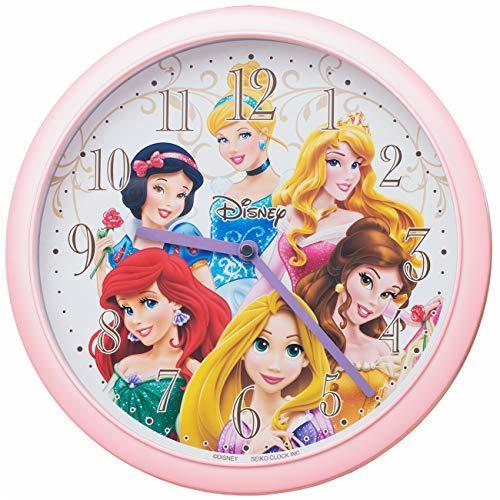 セイコークロック Seiko Clock 掛け時計 ピンクパール 直径25 4x4 3cm 掛け時計 アナログ ディズニープリンセス Fy93 Adoyiodwrj 目覚まし時計 Phoenix Ge