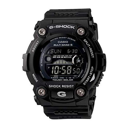 美品  [カシオ] 腕時計 ジーショック 電波ソーラー GW-7900B-1JF ブラック ブロック