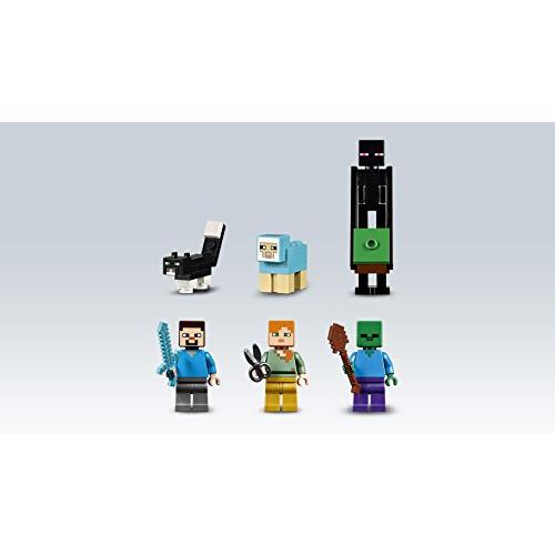 レゴ(leg0) マインクラフト 滝のふもと 21134 高さは7インチ 幅は9インチ