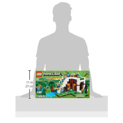 レゴ(leg0) マインクラフト 滝のふもと 21134 高さは7インチ 幅は9インチ