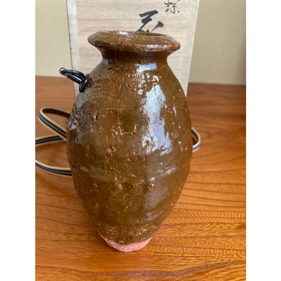 華道道具 掛け花入 花籠粽(ちまき) 紙箱 S163KH 【公式通販】 花入 楽焼