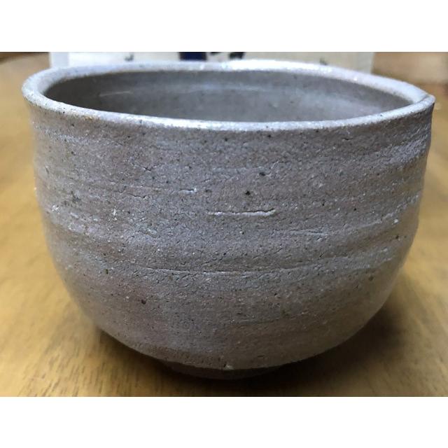茶道具 抹茶碗 絵唐津菖蒲（あやめ）文半筒抹茶碗 小島喜昭 (4) : 陶磁