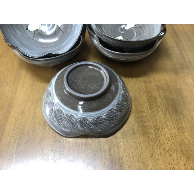 向付（鉢） 現川鷺文 小田志焼 松保窯 久保正敏 木箱入 : 陶磁やない