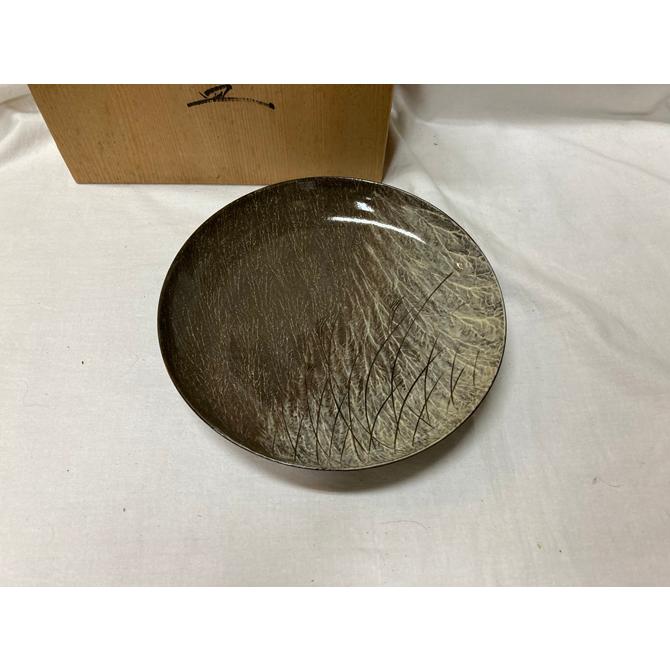 美品　臥牛窯　十三代 横石 臥牛　現川焼　白鷺文皿　絵皿 美品 臥牛窯 十三代 横石 臥牛 現川焼 白鷺文皿 絵皿 - メルカリ