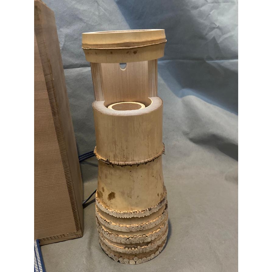 花入 竹花入 太玄書付 銘『清風』 嬉撰 906