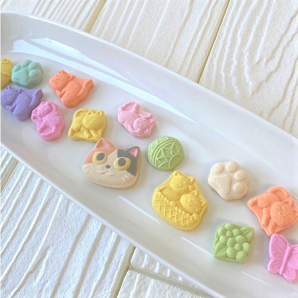 猫谷さん専用 猫好き ねこづくし 和菓子 和三盆糖 干菓子 らくがん プチギフト ネコ