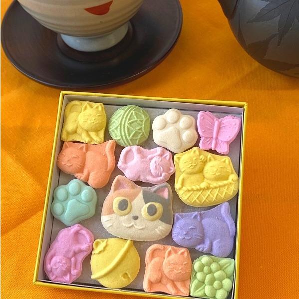 猫好き ねこづくし 和菓子 和三盆糖 干菓子 らくがん プチギフト ネコ