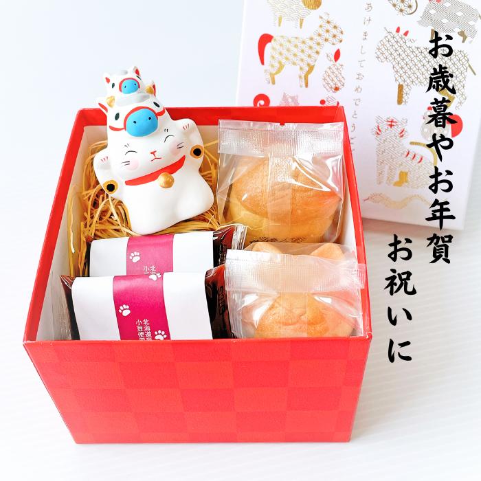 毎年大好評 2026年 干支 午年 親子午をかぶった干支招き猫ともなか