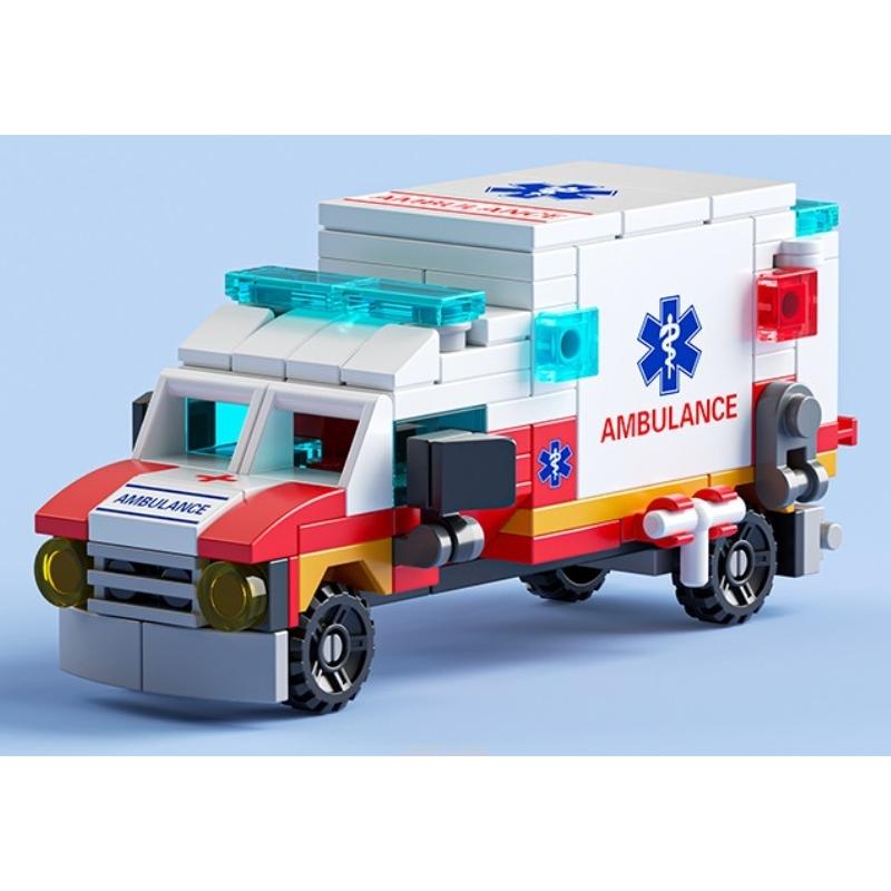 レゴ　M997A2 野戦救急車 LEGO MOC #24-3 Japan Ambulance Toyota HiAce Van 日本の救急車