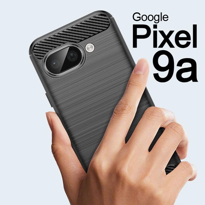 Google Pixel 9a ブラック スマホケース 上下炭素 : 柳瀬商会 - 通販