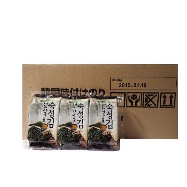 韓国のり オメガ熟成のり 4.5g(約8枚)×3パック×24個 1108 韓国物語 通販 Yahoo!ショッピング