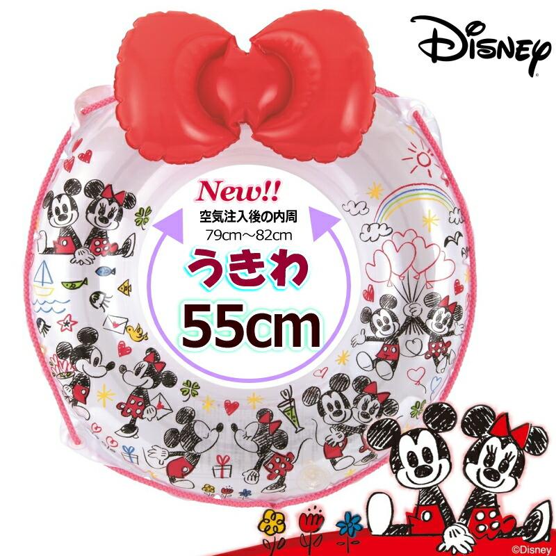 MICKEY MOUSE（ミッキーマウス） SALE!! うきわ 55cm 立体りぼん付