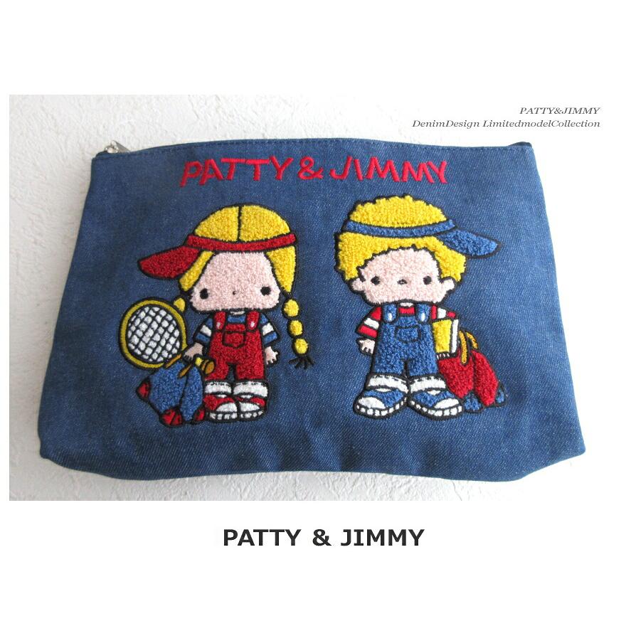 sanrio（サンリオ） ハローキティ パティ＆ジミー デニム サガラ刺繍