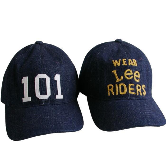 Lee リー ライダース キャップ インディゴ パッチ 刺繍 CAP